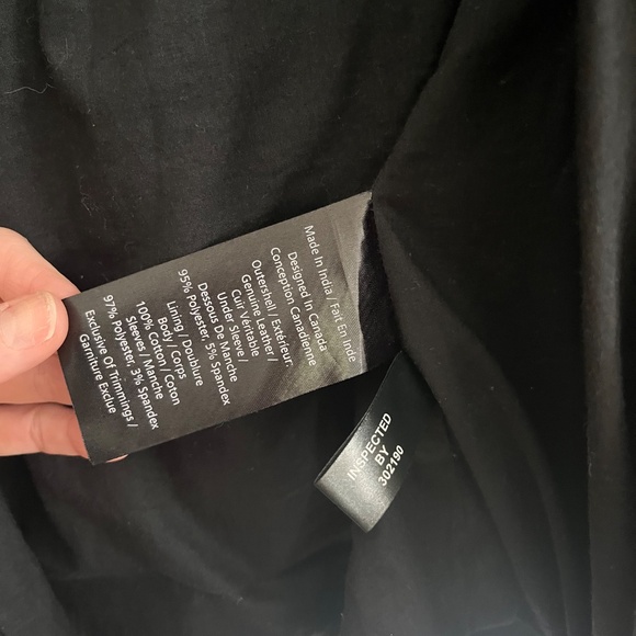 Hooded Leather Jacket - Picture 7 of 7